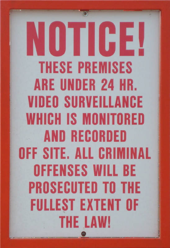 security sign